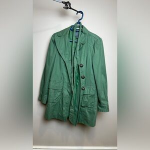 Green Ann Taylor Coat Jacket